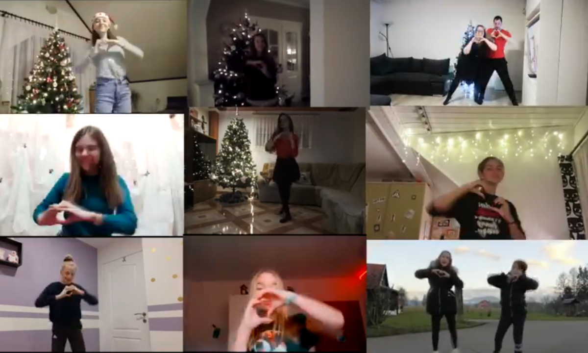 BOŽIĆNA ČESTITKA PLESNI STUDIO POU OGULIN I ALEGRIA