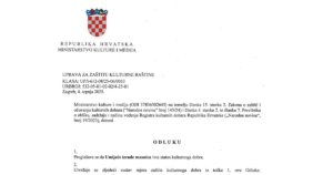 UMIJEĆE IZRADE MASNICA UPISANO U REGISTAR KULTURNIH DOBARA REPUBLIKE HRVATSKE