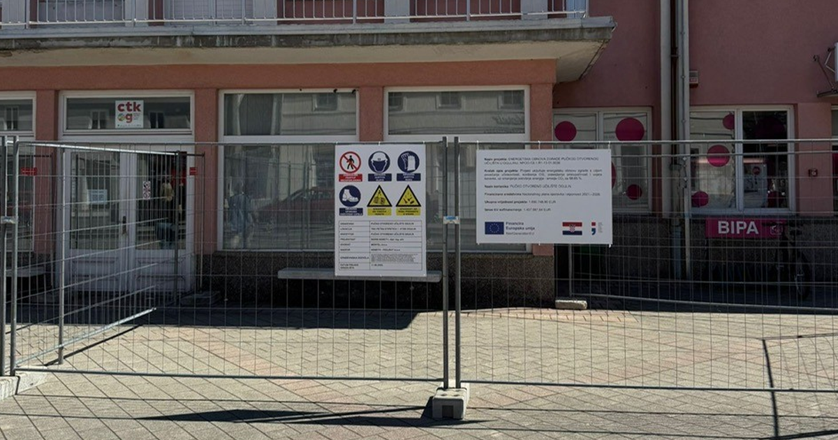 OBAVIJEST - ENERGETSKA OBNOVA ZGRADE POU OGULIN