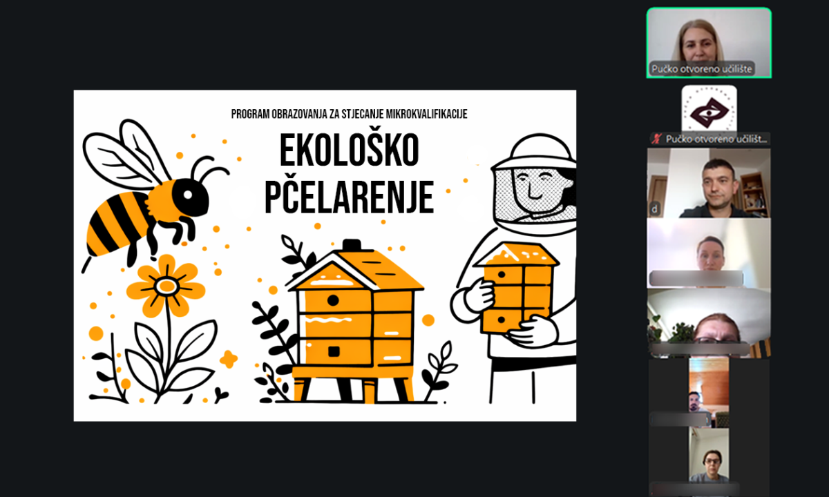 ZAPOČEO PROGRAM OBRAZOVANJA ZA STJECANJE MIKROKVALIFIKACIJE EKOLOŠKO PČELARENJE