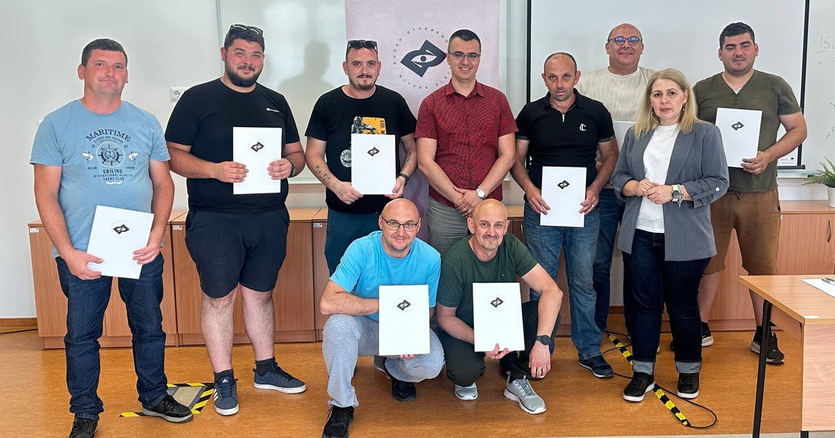 USPJEŠNO ZAVRŠEN JOŠ JEDAN PROGRAM OBRAZOVANJA ZA STJECANJE MIKROKVALIFIKACIJE SAKUPLJANJE, TRANSPORT, SKLADIŠTENJE I ZBRINJAVANJE OTPADA